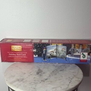 Holiday Living Holiday Yard Card “Seasons Greetings” Outdoor Christmas Decor New